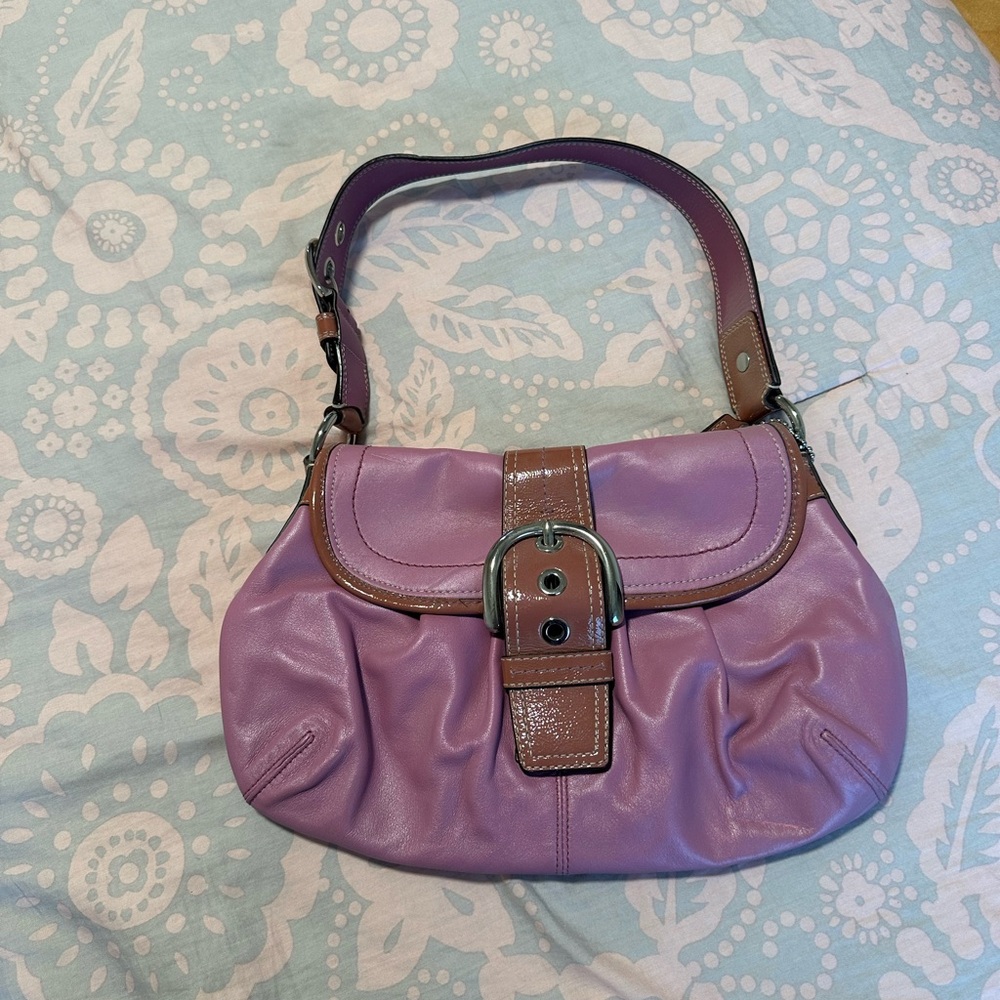 Coach Purple Shoulder Bag